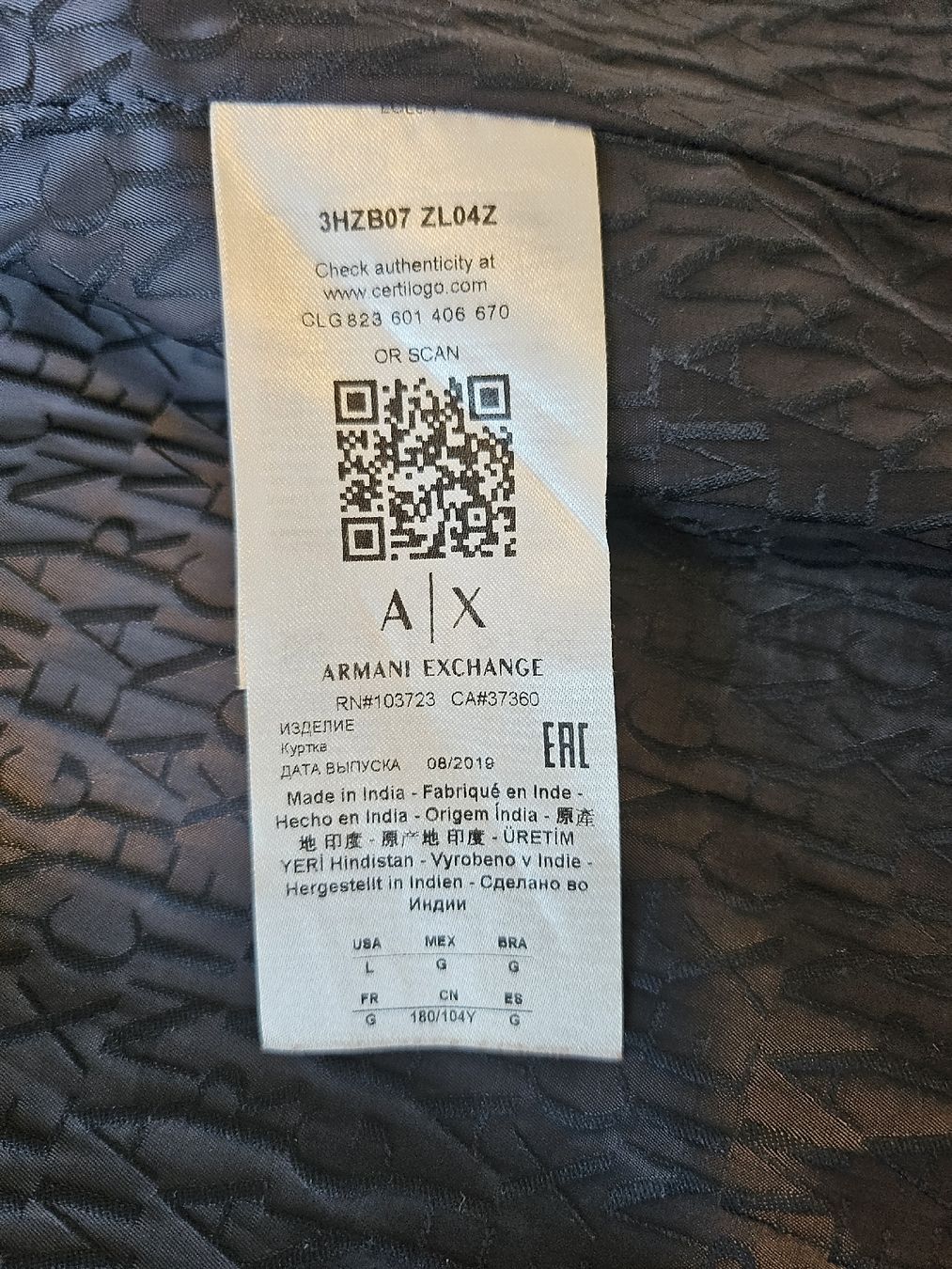 Armani Giacche: Echte Lederjacke Armani Exchange Gr. L – Usato da Degersheim venduto da wul_5vdb 3