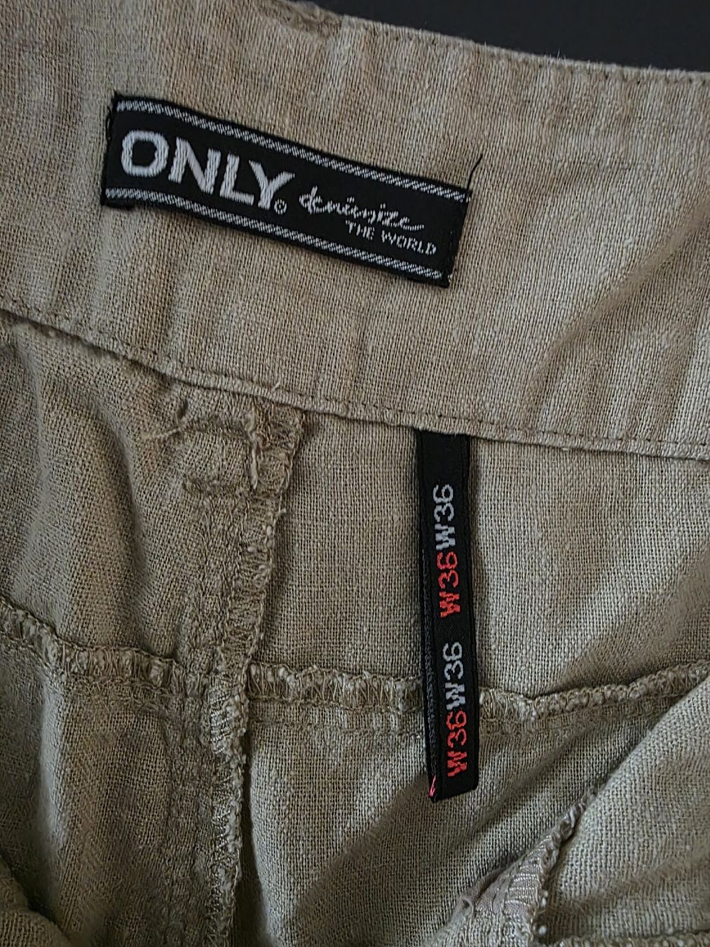 Only Pantaloni: Leinenhose only beige Grösse W36 – Usato da Laufenburg venduto da may_r2st 7