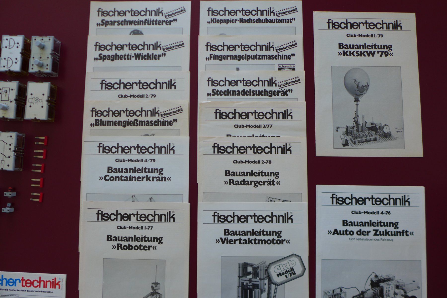 Componenti elettronici: Fischer Technik Vintage Elektronik Silberlinge – Usato da Rapperswil SG venduto da Vespinone 3