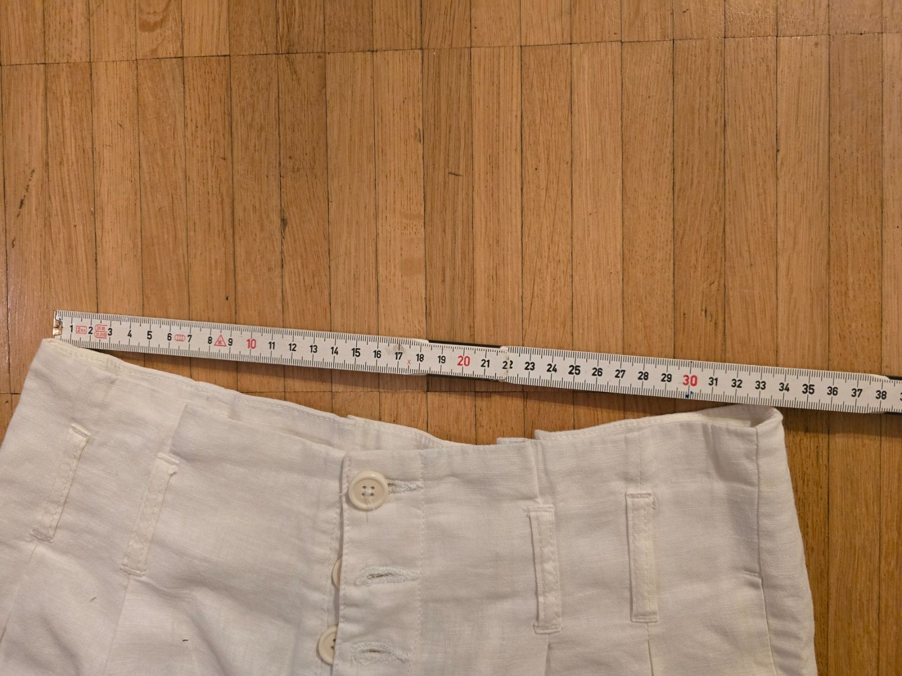 Pantaloni: Weisse Leinenhose – Usato da Laufenburg venduto da may_r2st 4