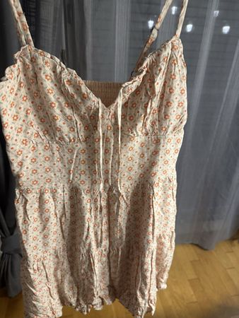 Sommerkleid Blumenmuster Gr. S 🍟 Frisch & leicht!
