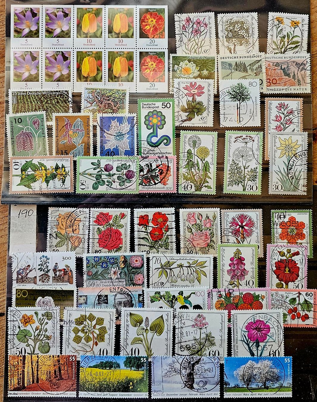 Tous les timbres: BRD, DDR -  Motive Blumen – D'occasion à Les Valettes par Nuba1