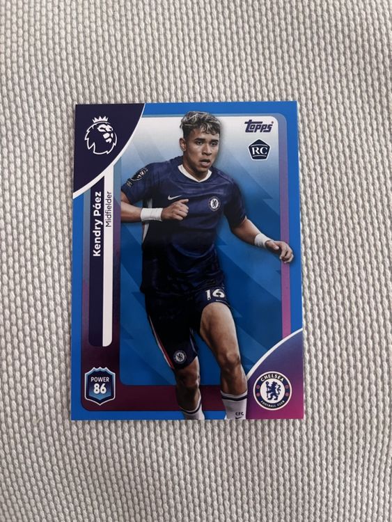 Topps Kendry Paez Rookie Card Chelsea 2025/26 Neuwertig (Gebraucht) in ...