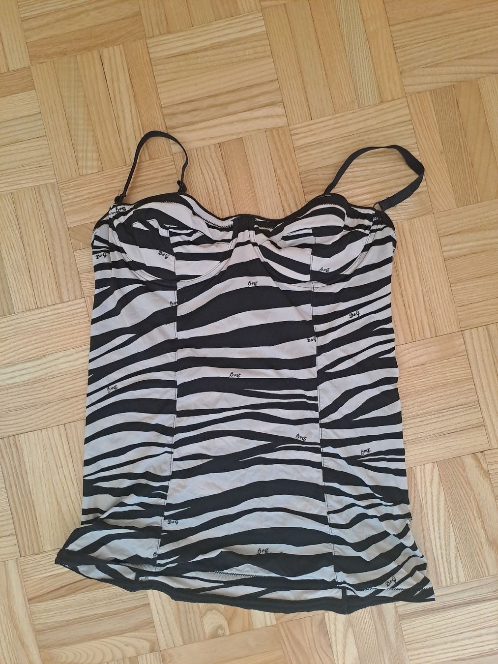 Dolce & Gabbana Top: D&G Zebra Corset Top 70B – Usato da Wädenswil venduto da FrieBro