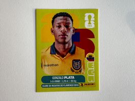 Panini FIFA Sticker Gonzalo Plata Ecuador ECU 16