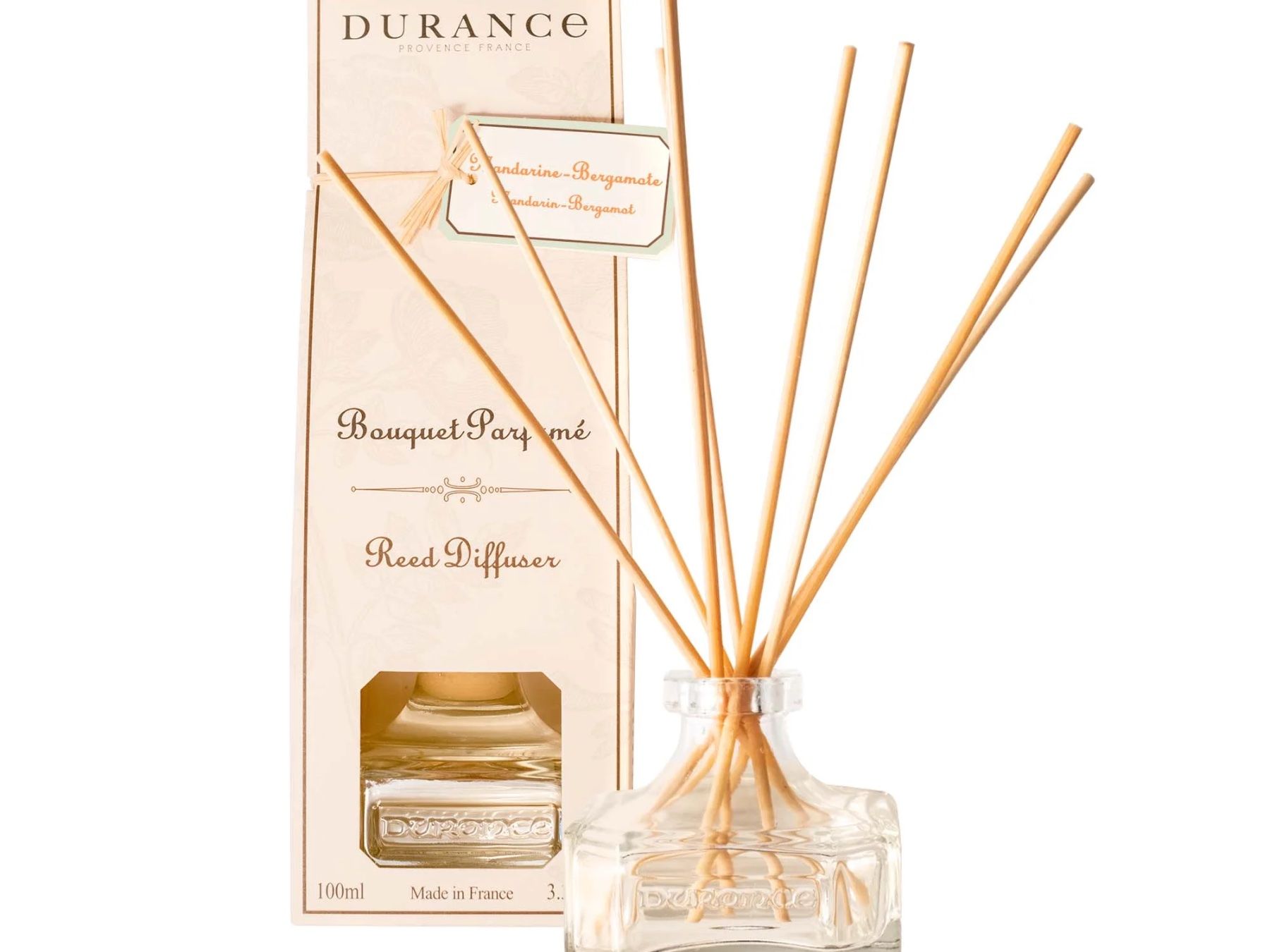 Duftöldiffusoren: DURANCE, Reed Diffuser 100ml, «Mandarine-Bergamotte» – Neu und originalverpackt aus Innertkirchen von Glatthard-Interior