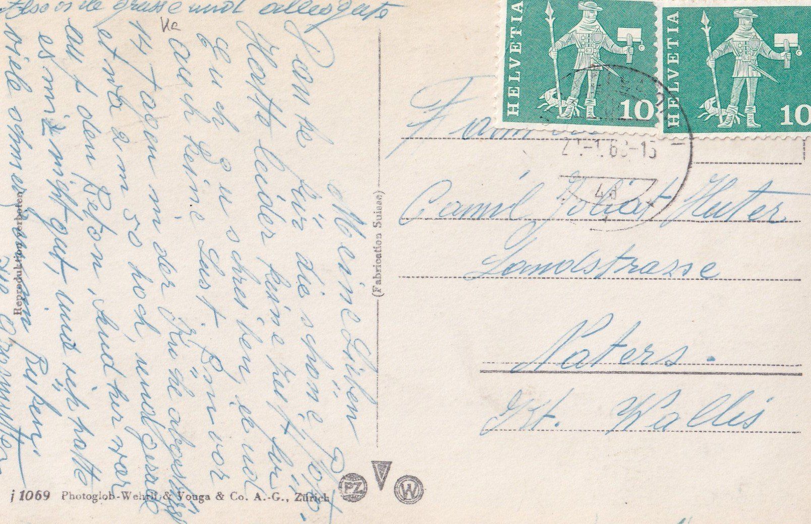 Cartes postales: Landwirtschaft Wildheuers Heimkehr – D'occasion à Olten par clotaldi 1