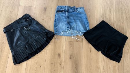 ZARA Damen 3x Rock Sexy & Cool Kleiderpaket ! Gr. XS !