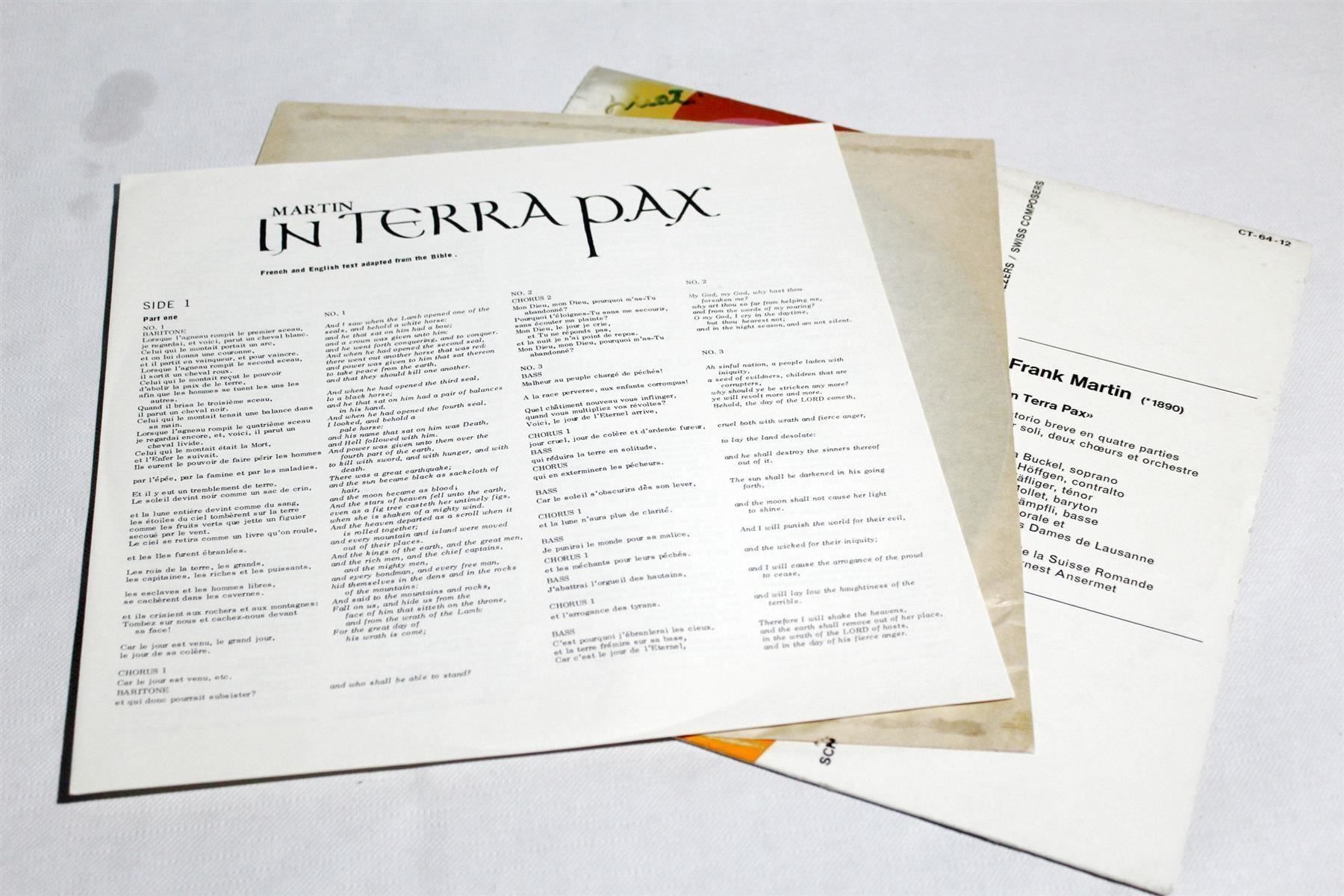 Fumetti: FRANK MARTIN: In Terra Pax – Usato da Bern venduto da vinyl-heaven 6