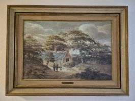 "La maison dans la forêt" von GILLIS ROMBOUTS (47cm×63cm)