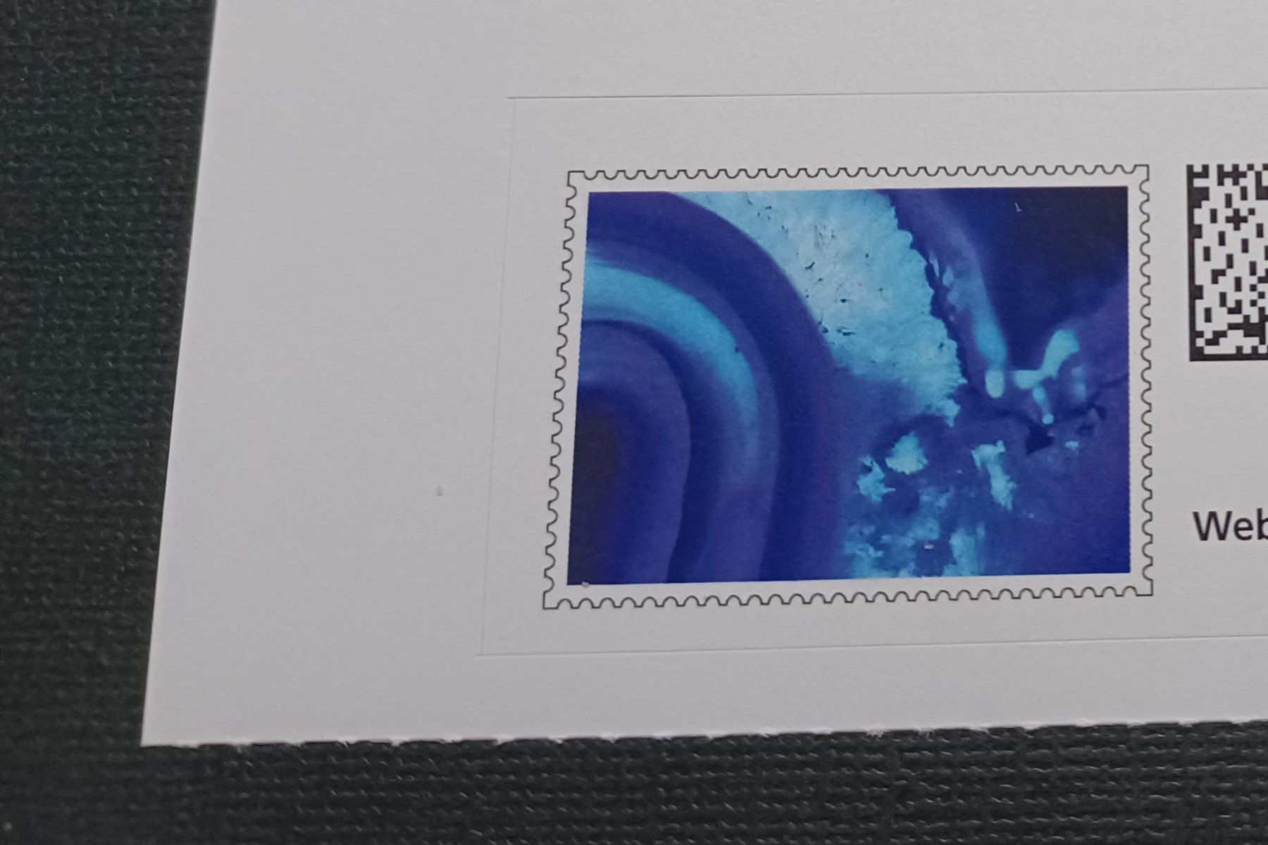 Alle Briefmarken: Privat-WebStamps,  Serie: Blue edition 3 ,  Bogen, à 6 Stk. – Gebraucht aus Aarau Rohr von mgvw 2