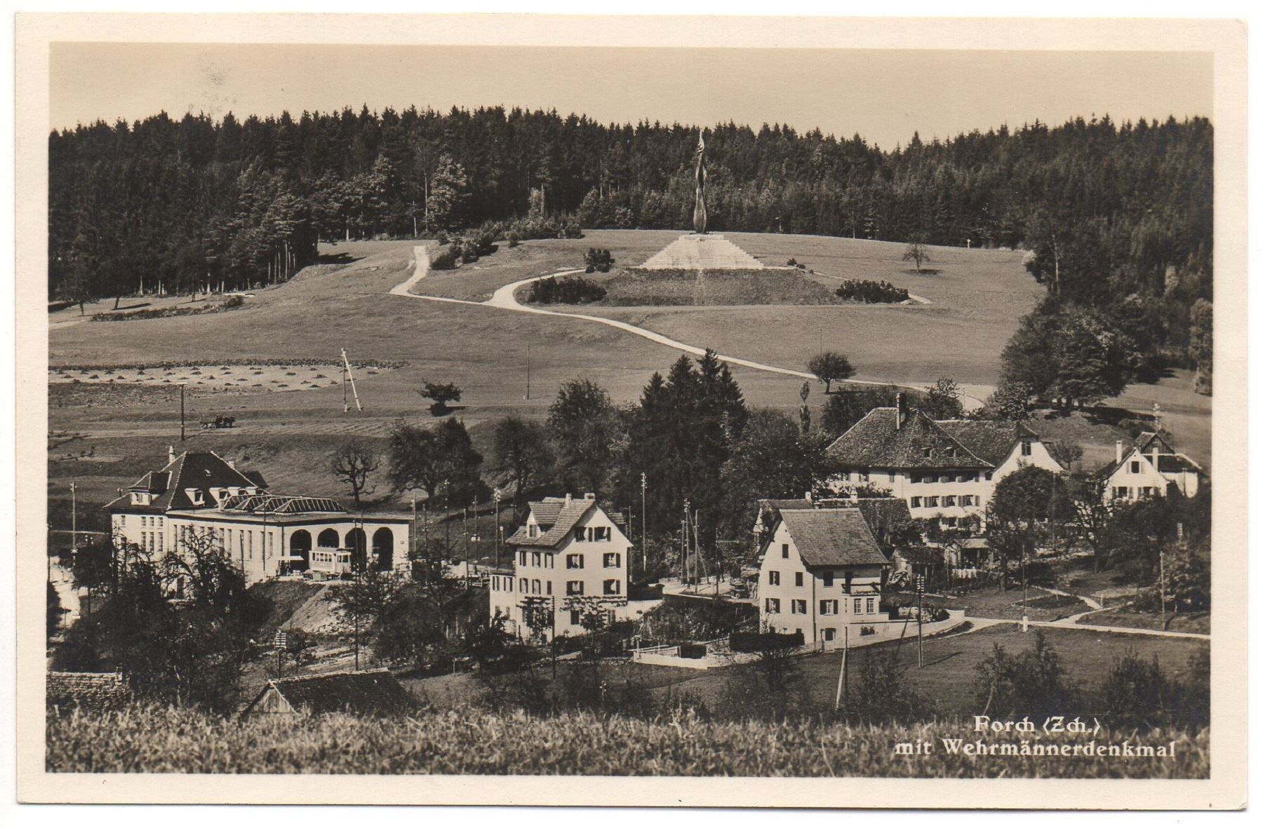Cartoline postali: FORCH ZH Tram-Depot mit Tram – Usato da Jona venduto da philajona