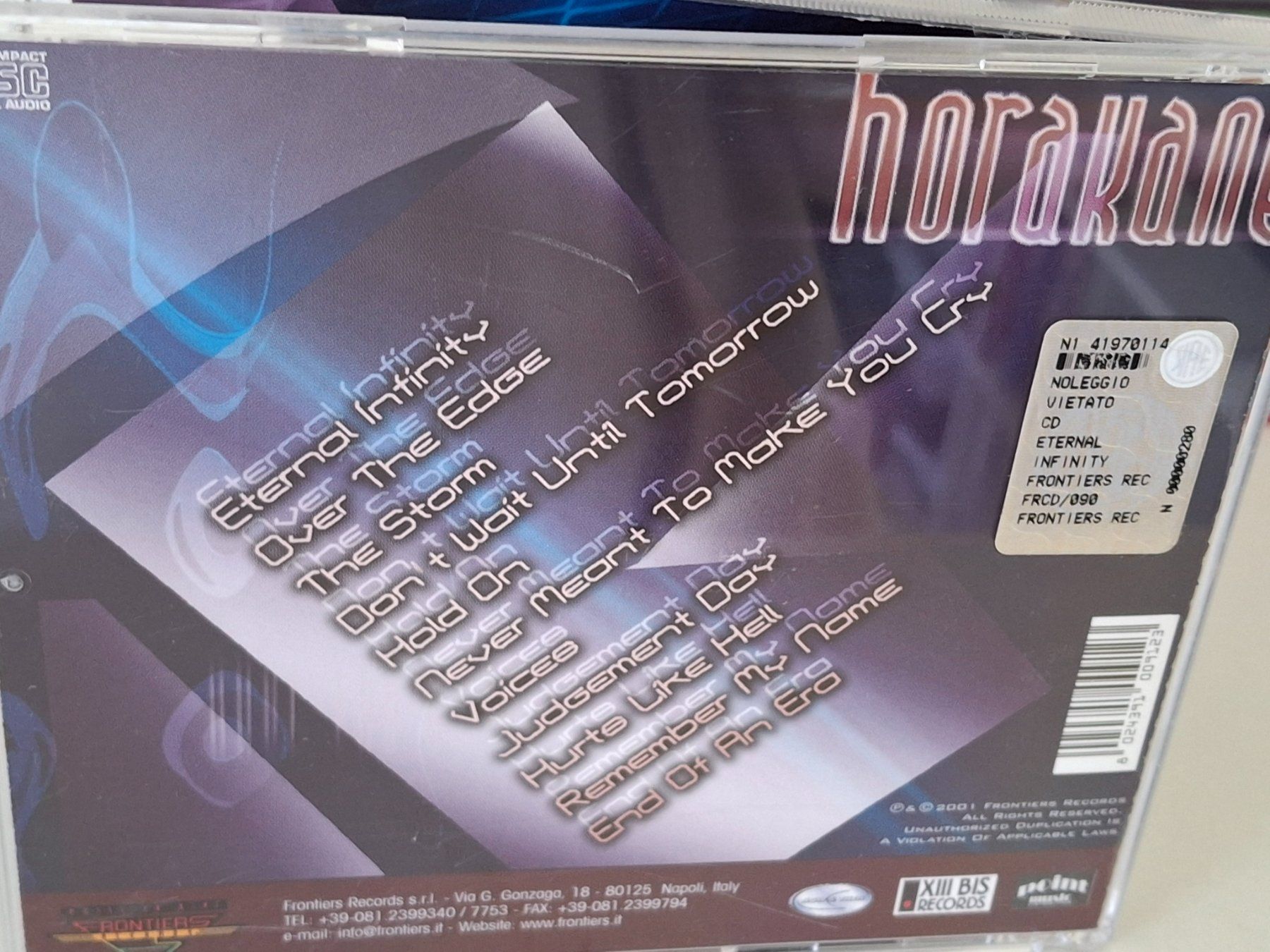 CD: CD Horakane - Eternal Infinity – Usato da Aarberg venduto da Jackup1 1