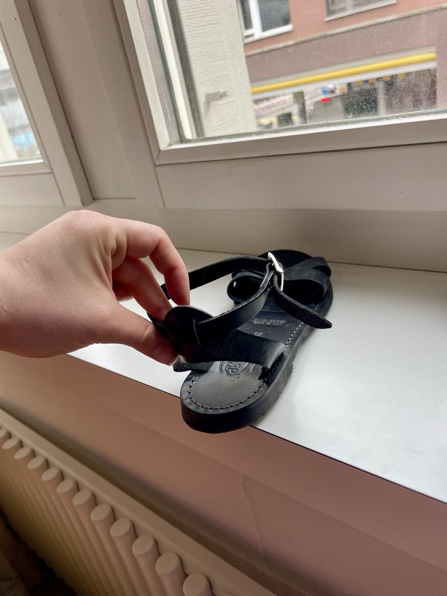 Scarpe da uomo: Echtleder Sandalen, schwarz, Grösse 38 – Usato da Zürich venduto da Carlajimena 8