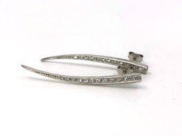 Schöne Ohrhänger aus Silber,  schön gemacht, 925er Silber