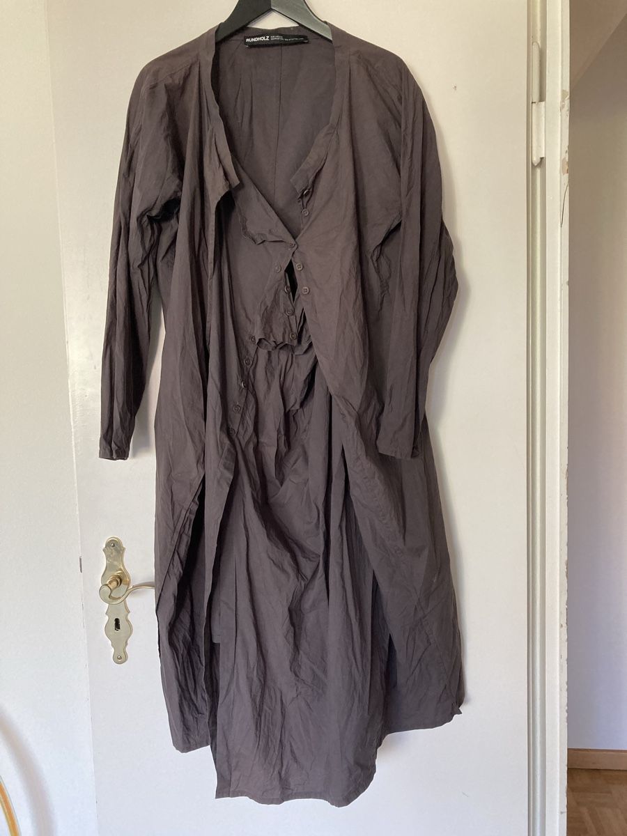 Tuniken: Rundholz Designer Tunika Gr. M Anthrazit Baumwolle Elegant – Gebraucht aus Zürich von wei_8n2l 1