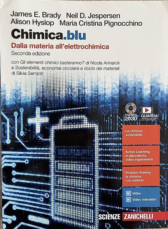 Libri: Liceo, libro chimica blu – Usato da Mendrisio venduto da Cos74
