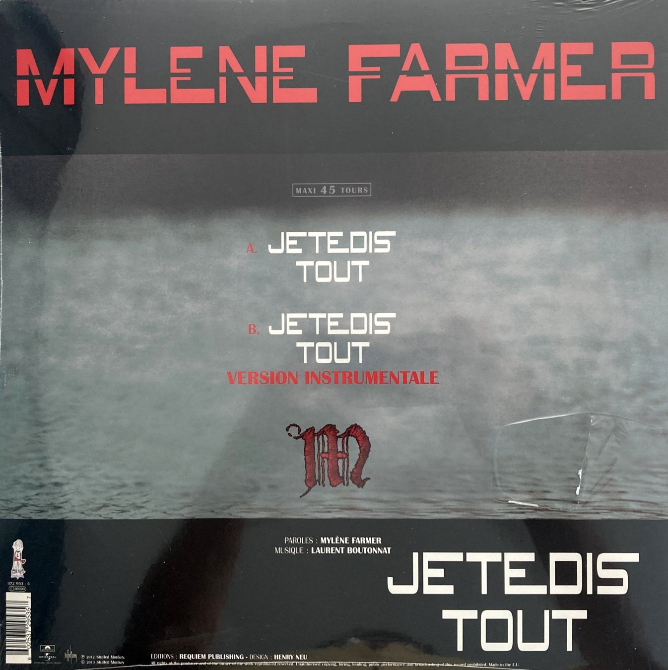 Dischi in vinile: MYLENE FARMER - JE TE DIS TOUT – Nuovo e nell'imballaggio originale da Bottens venduto da hotter-than-hell 1