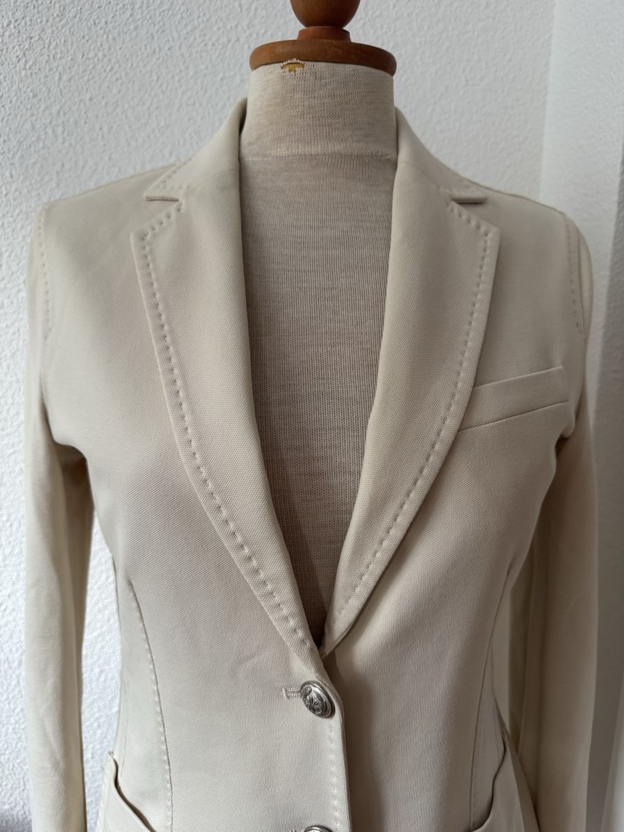 Circolo Giacche: Blazer Circolo 1901, beige clair, taille 36, coton  – Nuovo (secondo la descrizione) da Morges venduto da sandy069 1