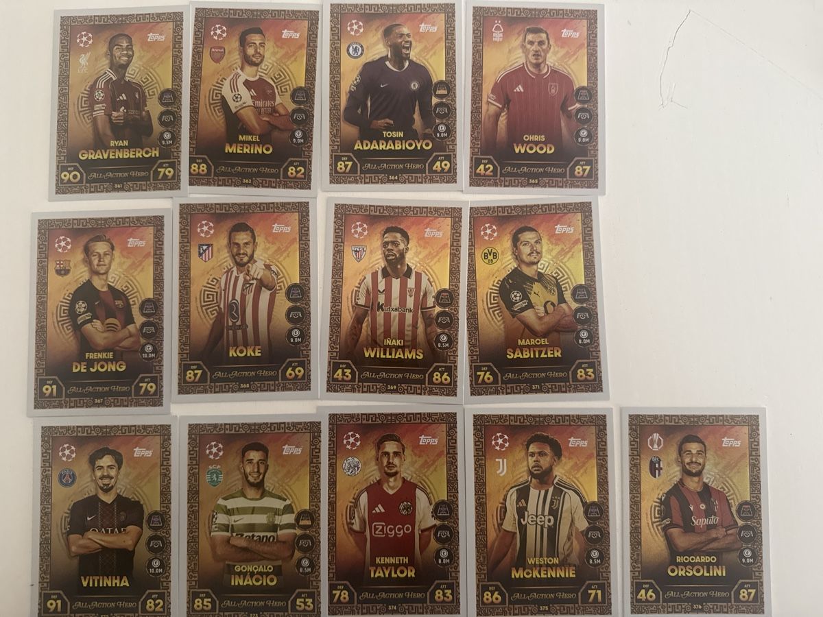 Topps Sammelbilder & Trading cards: Match Attax 25/26 All Action Hero – Neu (gemäss Beschreibung) aus Wettingen von dja_b7xn