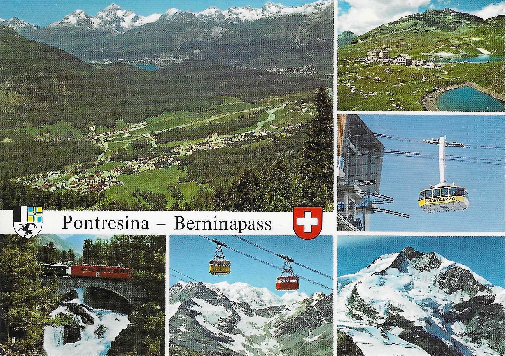 Cartoline postali: Pontresina-Berninapass GR – Usato da Rothrist venduto da Stranglehold