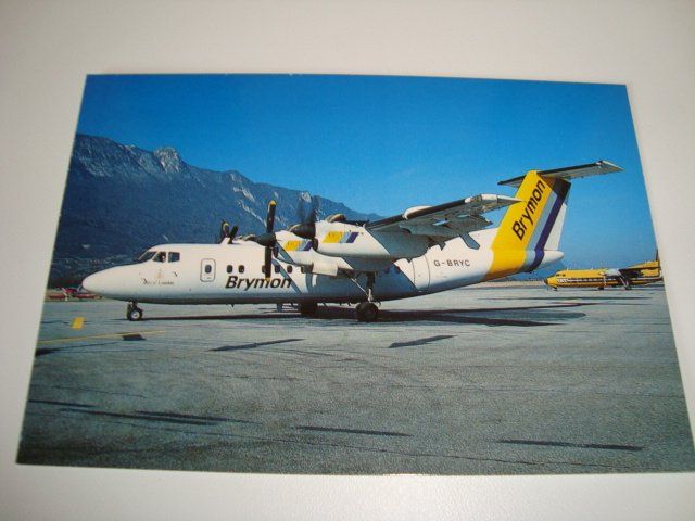 Cartoline postali: Brymon DHC Dash 7 G-BRYC – Nuovo e nell'imballaggio originale da Thun venduto da Abigboss