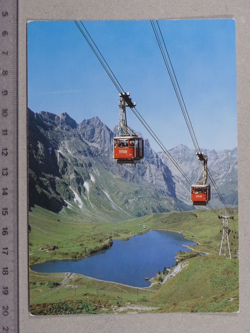 Cartoline postali: Engelberg, Titlis, 1978, Luftseilbahn – Usato da Lenzburg venduto da fh1