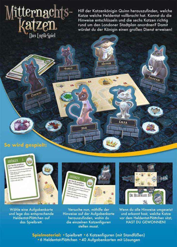 Giochi: ThinkFun - Mitternachtskatzen Das Logik-Spiel ab 8 Jahren – Nuovo e nell'imballaggio originale da Oensingen venduto da Liquidations-Shop 1