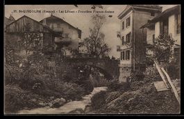 AK St-Gingolph, Lac Léman, Frontière Franco-Suisse