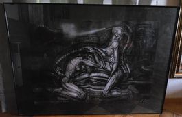 H.R. Giger Druckgrafik "Erotomechanics" - signiert & EA