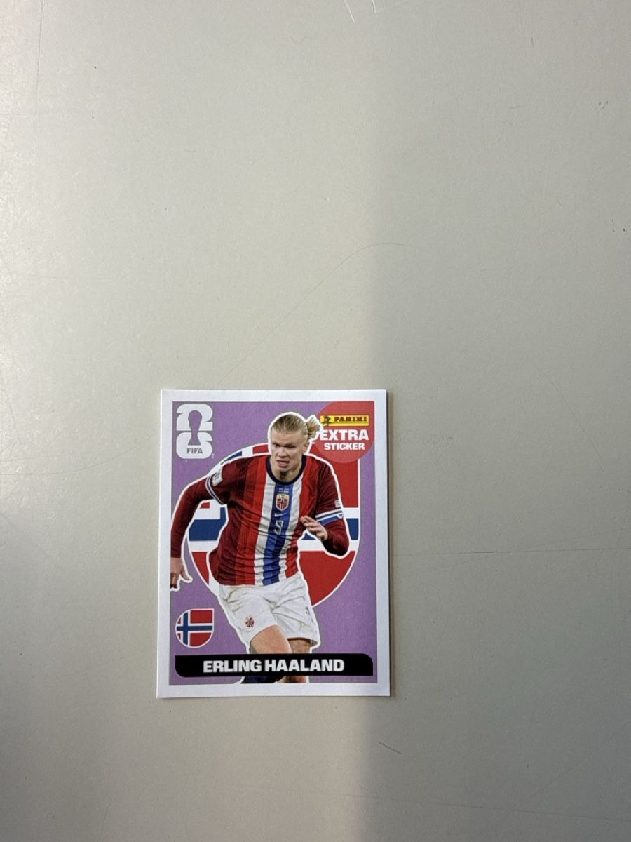 Panini Carte collezionabili: Erling Haaland Panini Extra Sticker – Nuovo e nell'imballaggio originale da Wittenbach venduto da rou_2tq7