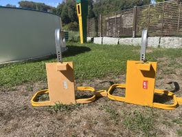 Parkkralle Fahrzeugsicherung 2 Stk. mit Schlüssel 