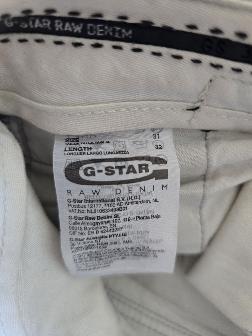 Hosen: Pantalons G-Star Raw Denim gris  – Gebraucht aus Mont-sur-Lausanne von Didinho 4