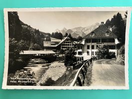 Ansichtskarte Hotel Weissenburg 1939 gelaufen gut