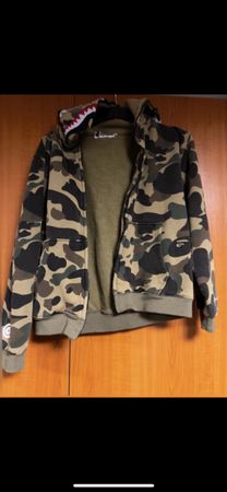 Veste à capuche camouflage Bape A Bathing Ape pour l'automne