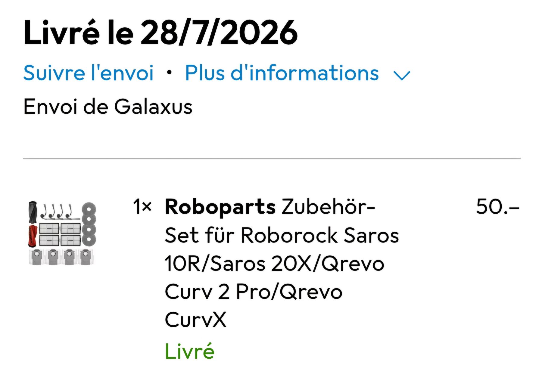 Roborock Aspirapolveri & Accessori: kit Roborock  – Nuovo e nell'imballaggio originale da Genolier venduto da aurelien.vez 1
