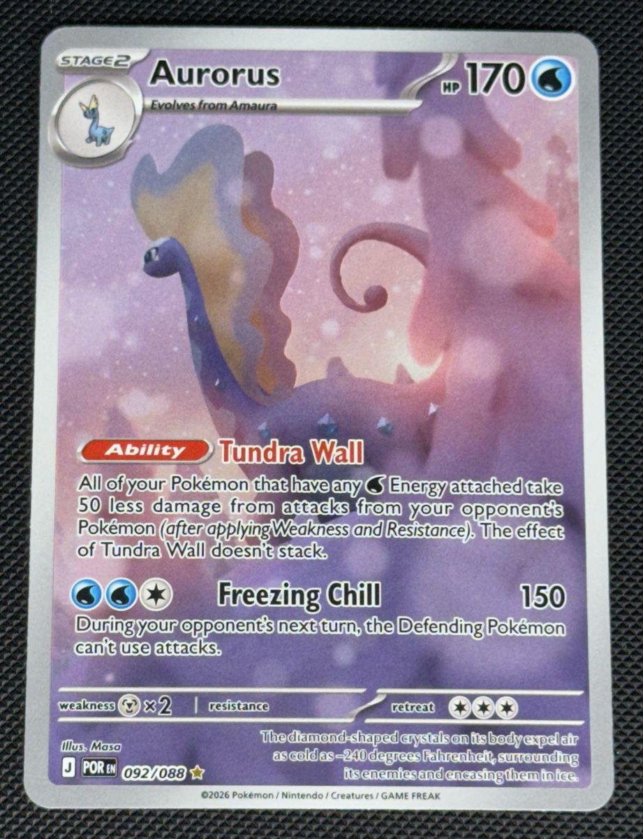 Pokémon Sammelbilder & Trading cards: Aurorus 092/088 Perfect Order Illustration Rare – Neu (gemäss Beschreibung) aus Untersiggenthal von NP_95 1