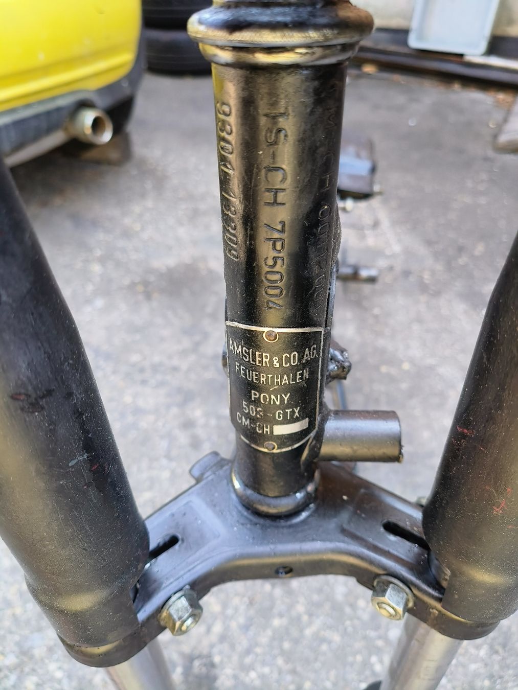 Pony Pièces pour mobylette: Pony Sachs Rahmen.Ohne  Ausweis – D'occasion à Fulenbach par Elektronik 1