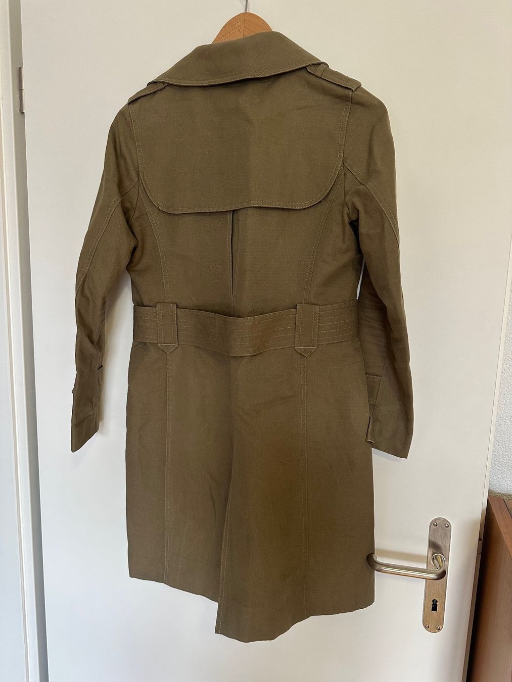 Sandro Giacche: Trenchcoat Sandro (en coton et lin) – Usato da Biel/Bienne venduto da cap_krs5 3