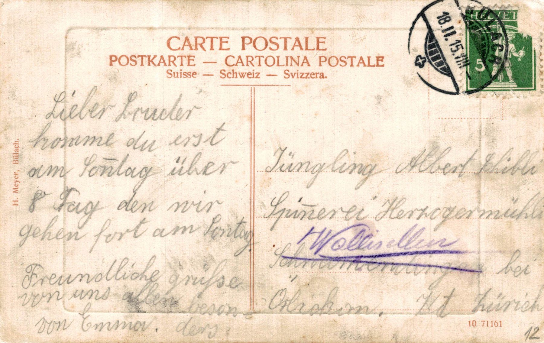 Cartes postales: Bülach – D'occasion à Bronschhofen par Astore 1