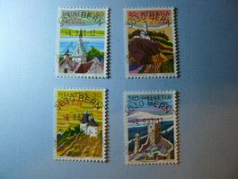 1987 Sonderpostmarken Tourismus 753-756 ET Vollstempel PTT