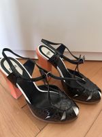 Fendi Chameleon cut-out wedge sandals