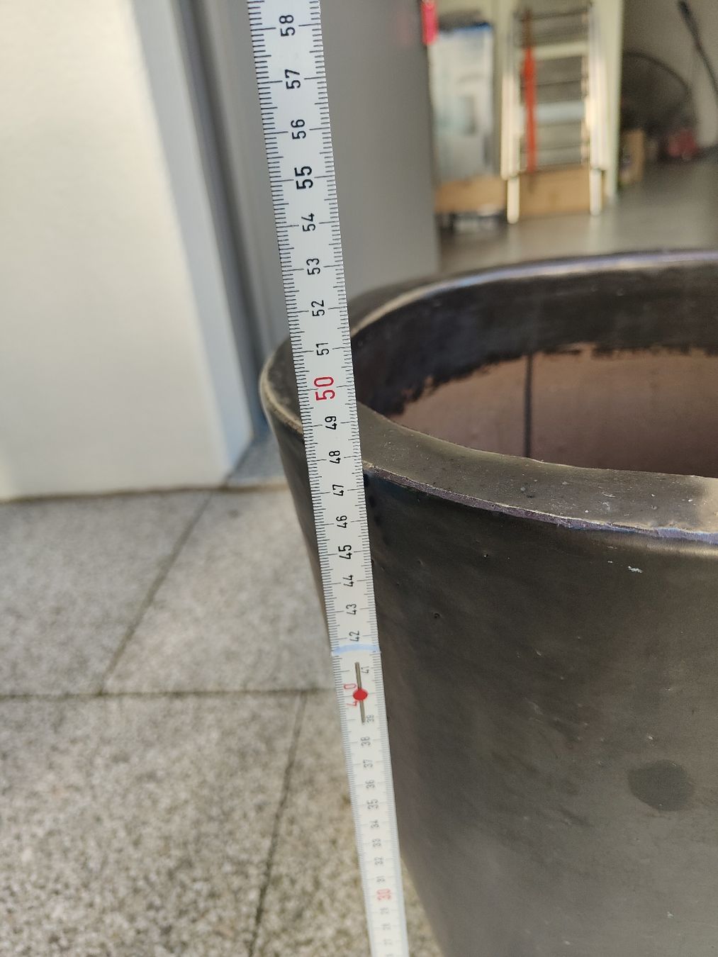 Pentole: Grosser Pflanztopf, Topf, Gartentopf, Durchmesser 36cm – Usato da Schlieren venduto da bingo33 3