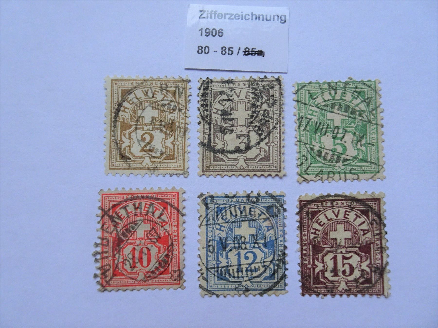 Alle Münzen: 1906 – Gebraucht aus Aadorf von Chnorli-Furz