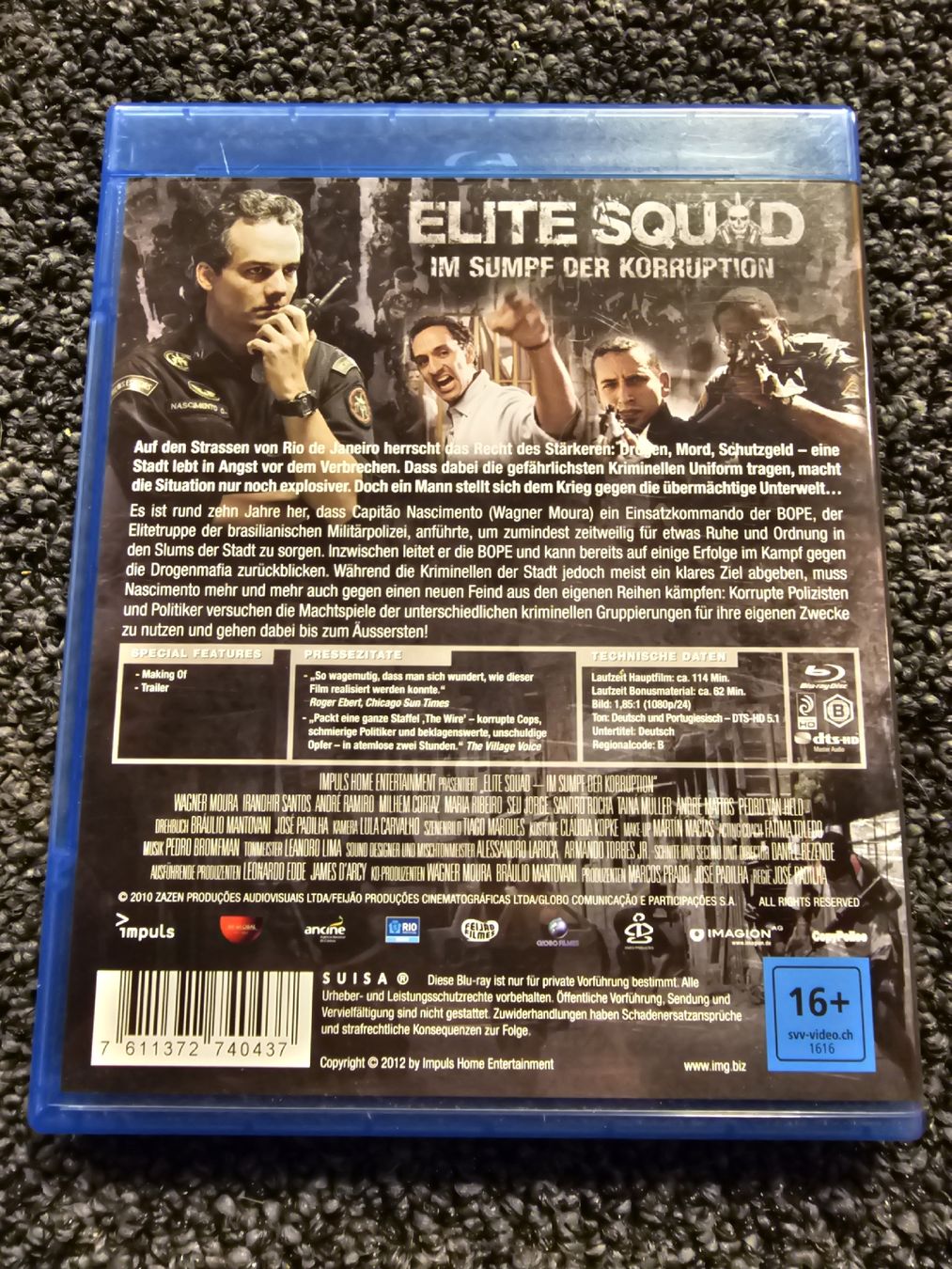 Tutti i DVDs: Elite Squad Blu-ray – Usato da Ruswil venduto da jan_bxl5 1