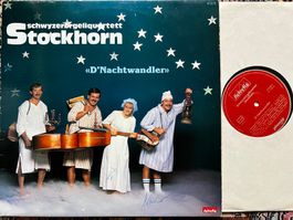 Schwyzerörgeliquartett Stockhorn D'Nachtwandler signierte LP