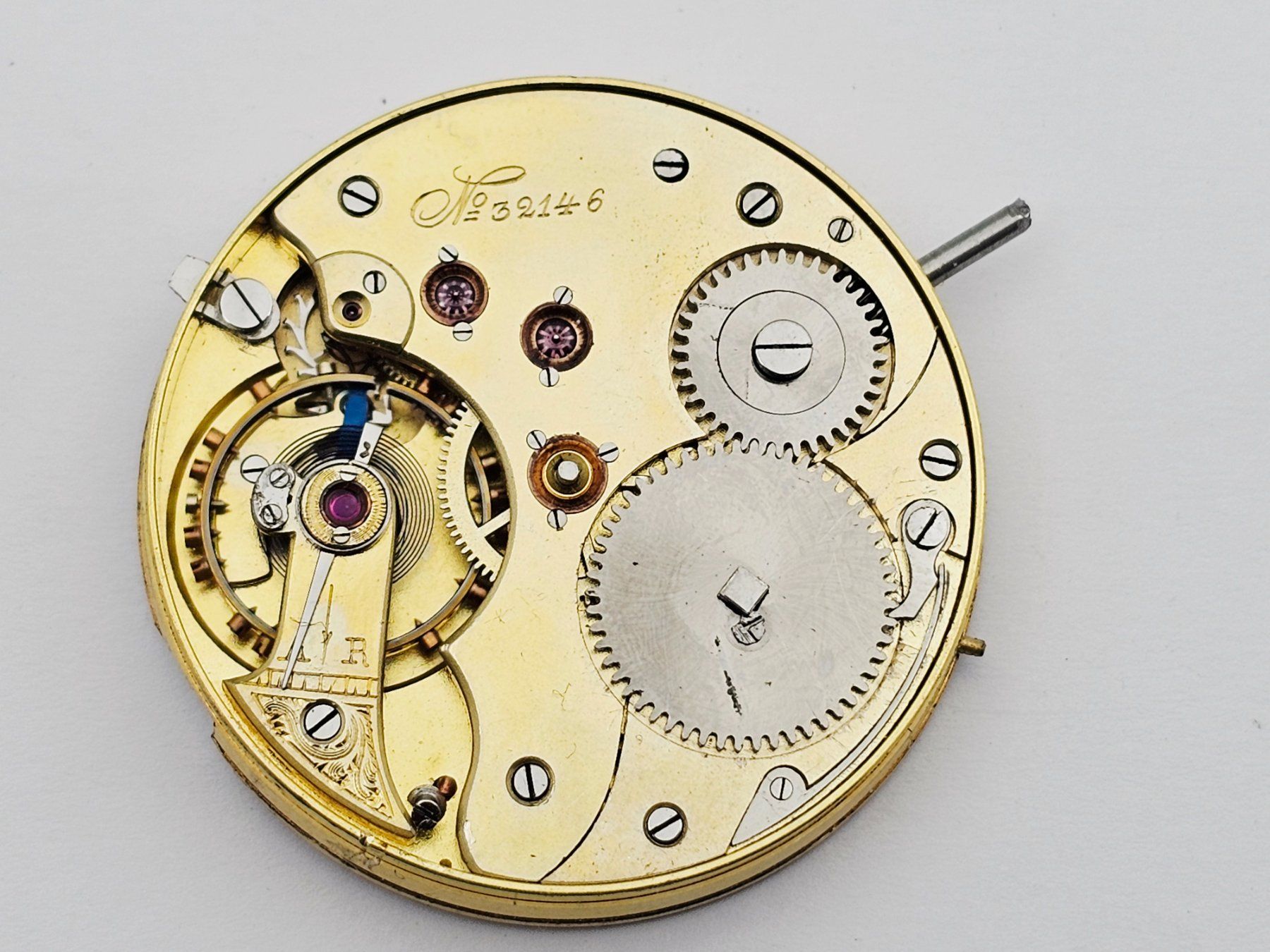 Uhren: System Glashütte Taschenuhrwerk mit Zifferblatt – Gebraucht aus Bassersdorf von AnkerWatch