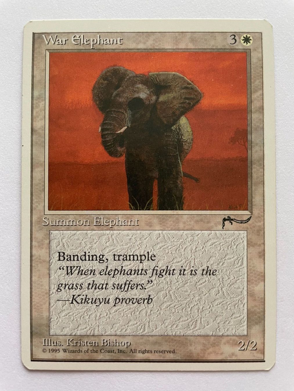 Karten: MTG - War Elephant – Gebraucht aus Zürich von T_H_O_M_A_S