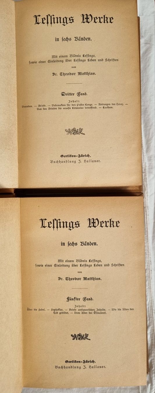 Bücher: Antike Bücher: Hallauer'sche Klassiker - Sammlung – Gebraucht aus Olten von Jurablick12 5
