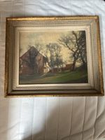 Gemälde Bauernhaus Jean Kern datiert 1916 guter Zustand